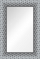 Зеркало "Ромб" темное серебро