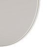 Круглое зеркало в белой металлической раме ROUNTEL L D100 см