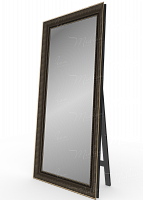 Напольное зеркало "Бартоло" коричневая с бронзой