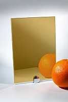 Зеркало Золото 4 мм (с обработкой кромки)