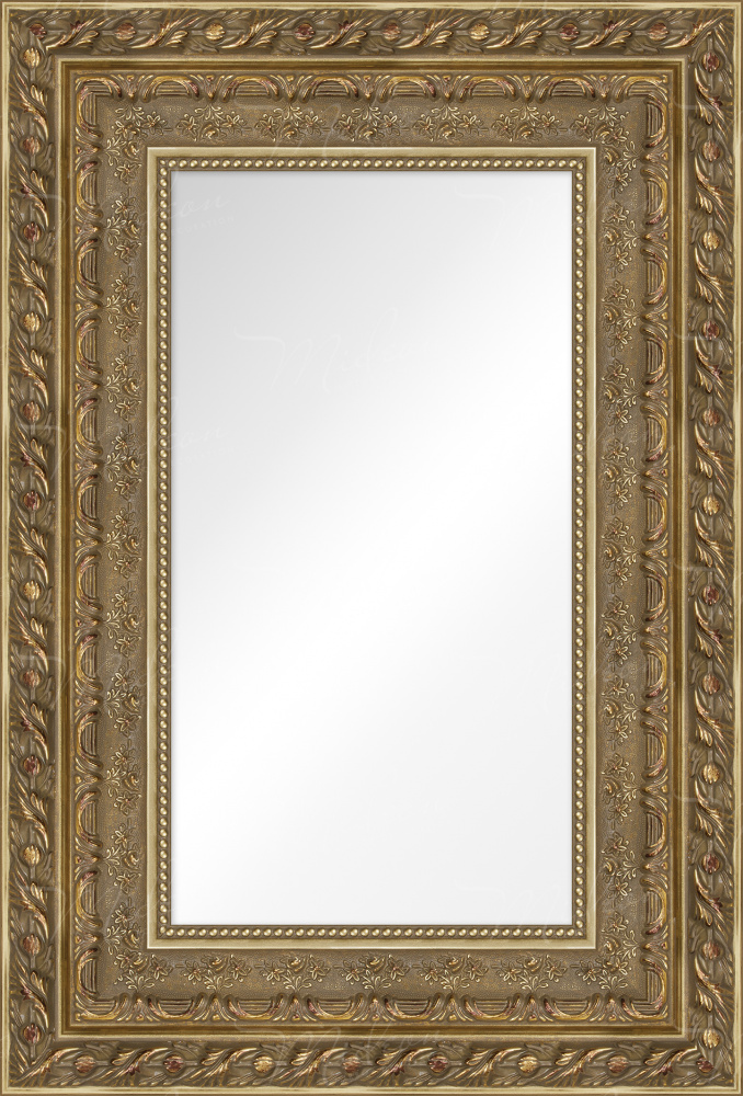 Зеркало "Алор" золото