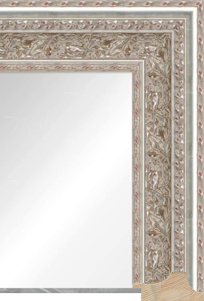 Зеркало «Diamante» серебро Чехия