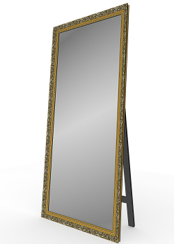 Зеркало напольное «Аннет» серое золото