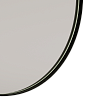 Круглое зеркало в чёрной металлической раме RAUNTEL M D80 см
