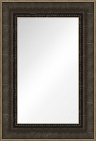 Зеркало "Бартоло" коричневая с бронзой