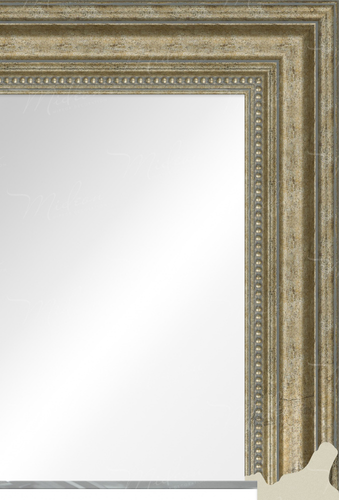 Зеркало "Стори" Белое золото