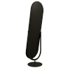 Напольное поворотное зеркало в чёрной металлической раме OZEVIS 165 см