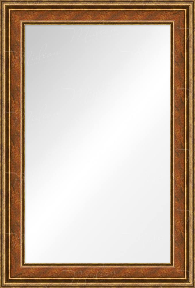 Зеркало "Селена" коричневая с золотом