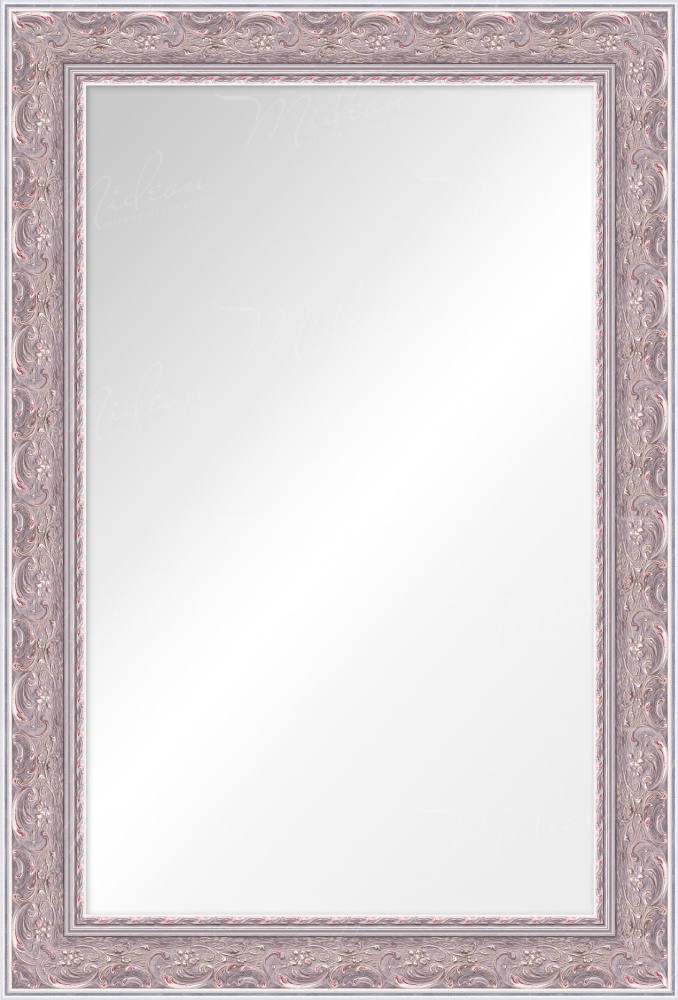 Зеркало "Флориш" серебро
