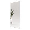 Прямоугольное зеркало в белой металлической раме HALFEO XL Slim 200 см