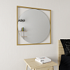 Круглое зеркало в золотой металлической раме KVADRUM M 78 см