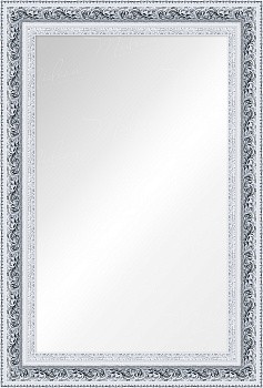 Зеркало "Калиста" белая с серебром Деком