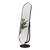 Напольное поворотное зеркало в чёрной металлической раме OZEVIS 165 см