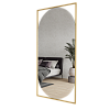 Прямоугольное зеркало в золотой металлической раме KVADEN XL 200 см