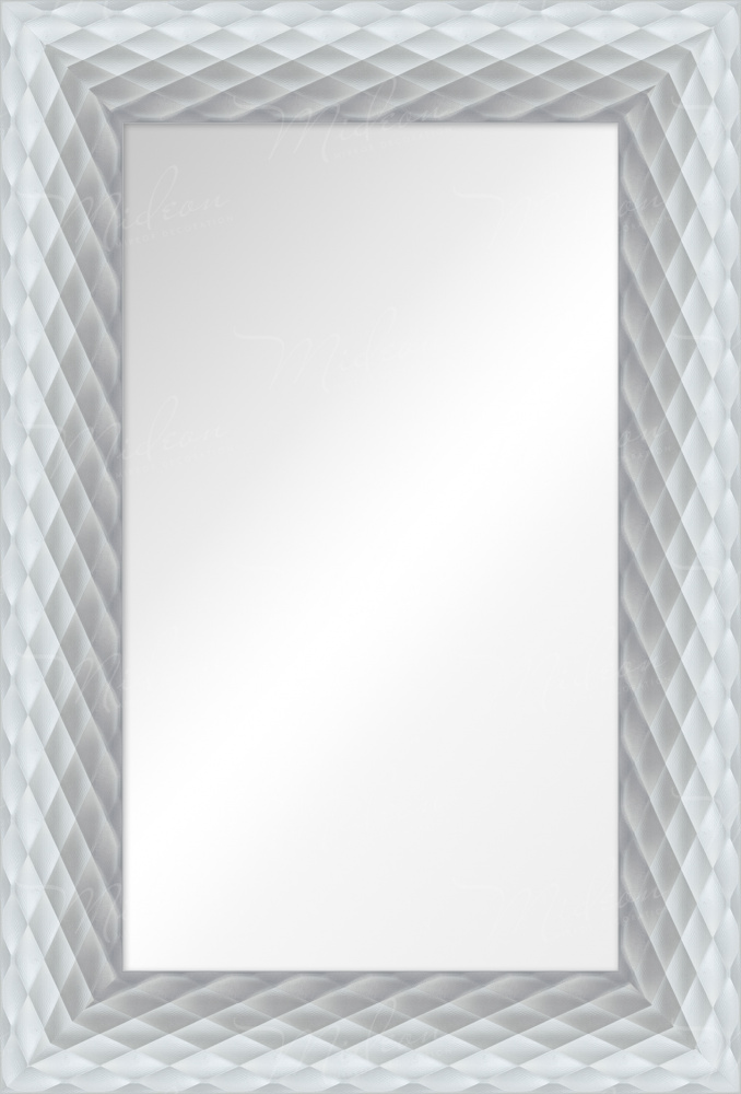Зеркало "Ромб" Светлое серебро
