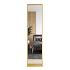 Двустороннее напольное зеркало в золотой металлической раме STRIDE-2 185 см