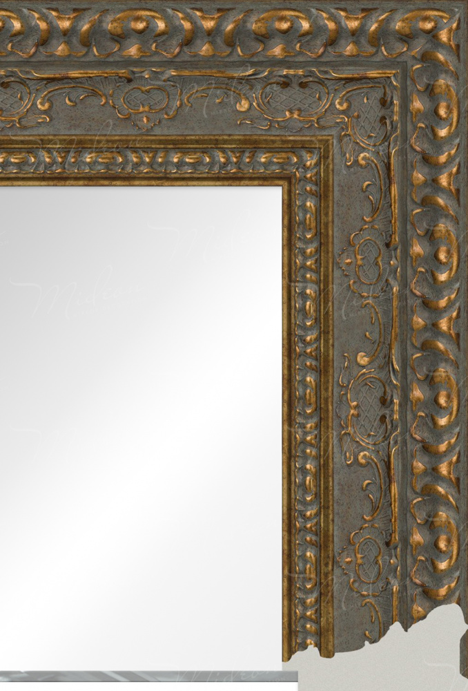 Зеркало «Сиера» темное золото
